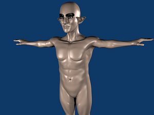 3d elf man