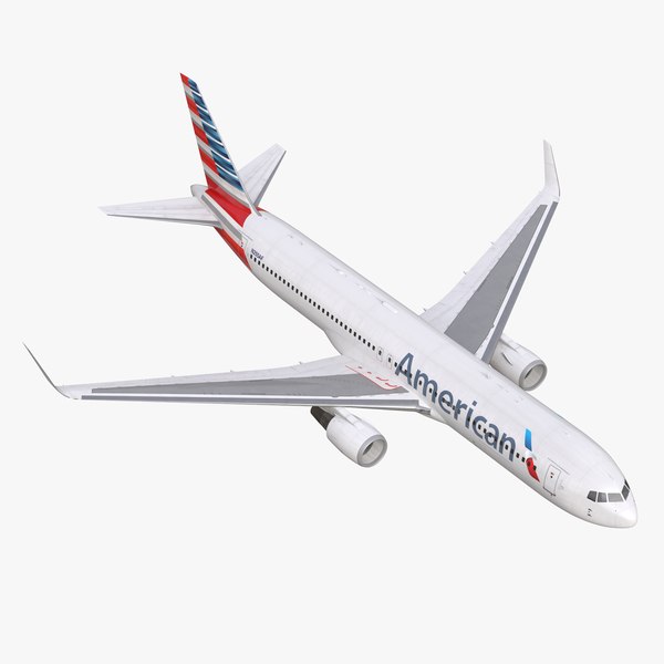 boeing 767-300er american airlines 3d max