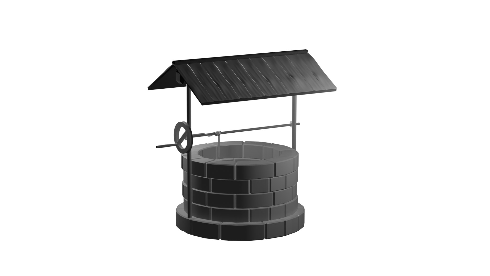 LowPoly Well 3D Model - TurboSquid 2323384
