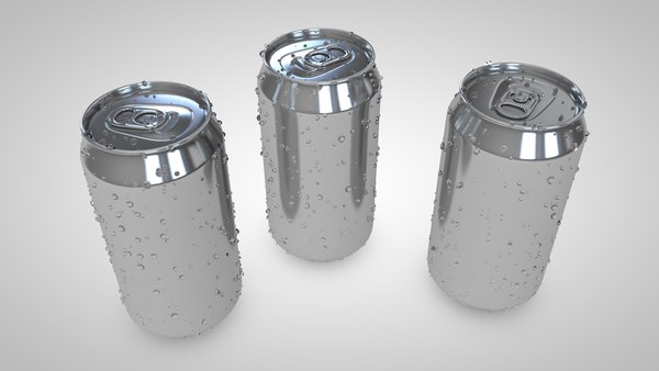 soda cans 3d model