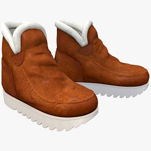 Warm Fur Lining Winter Ankle Snow Boots