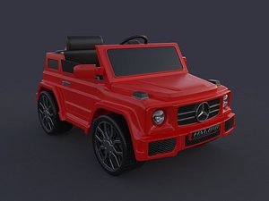 electric car kid 3D model