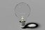 3D lamp bulbs lighting model