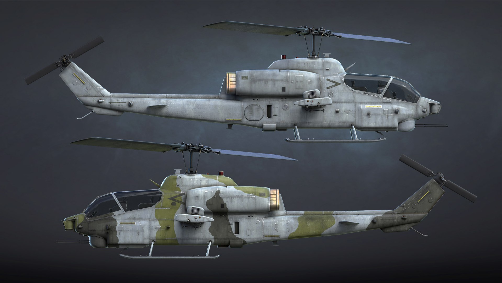 AH-1W Super Cobra 3D https://p.turbosquid.com/ts-thumb/C6/d2uI9B/1m/10_ah1w_super_cobra_render/jpg/1672942728/1920x1080/fit_q87/b01f5de5edf5dee1daafda86cd4266fb349639c8/10_ah1w_super_cobra_render.jpg