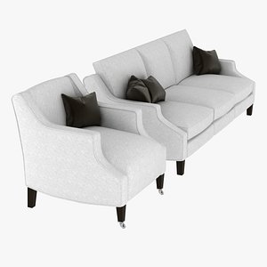 sofa armchair 3d model