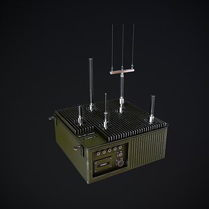military jammer 3d model