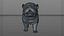 British Bulldog white with beige L254