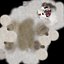 British Bulldog white with beige L254