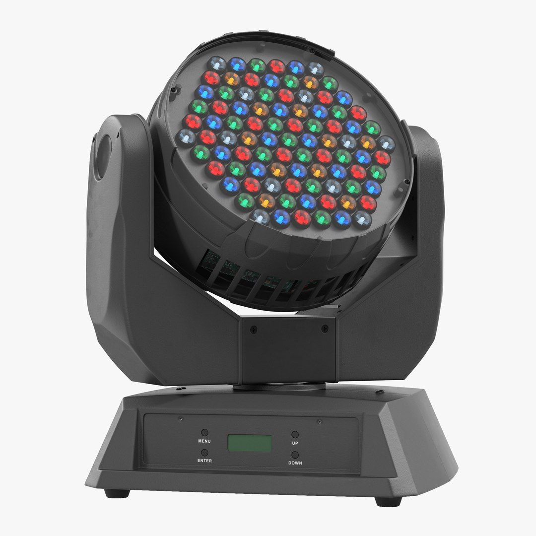 Moving Yoke Wash LED Generic 3D model preview
