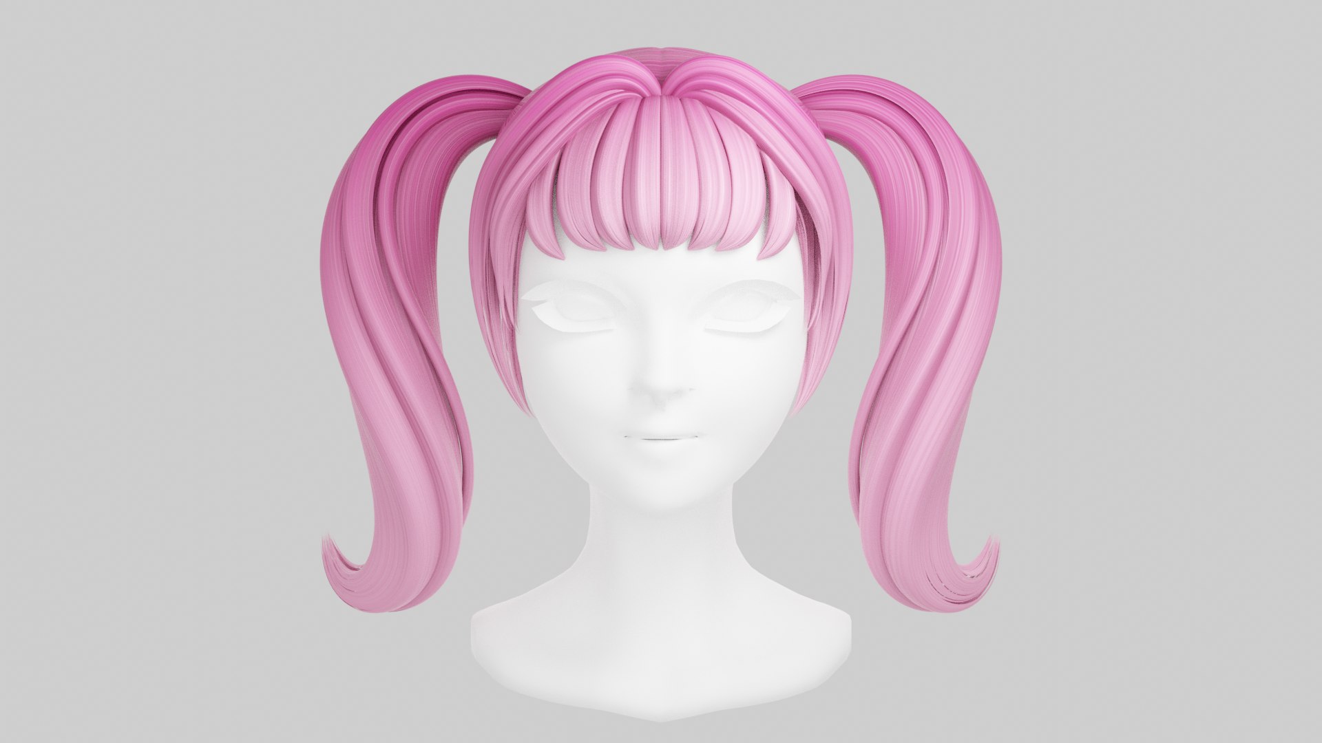 Straight Pigtails Poly Hair 3D model https://p.turbosquid.com/ts-thumb/C6/rj9PBF/Rc/pinklightpink/png/1622348074/1920x1080/fit_q87/a2f0b40e154f8aea0ad1d90b58c7610920e24ce4/pinklightpink.jpg