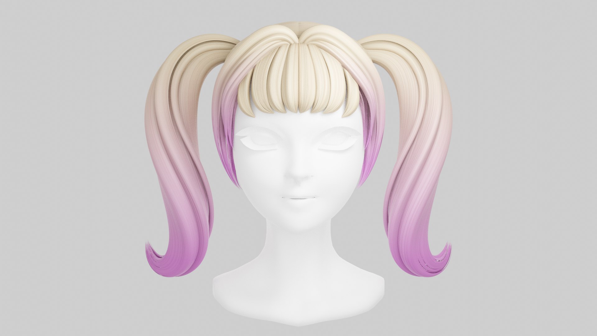 Straight Pigtails Poly Hair 3D model https://p.turbosquid.com/ts-thumb/C6/rj9PBF/fq/blondpink/png/1622348069/1920x1080/fit_q87/5a8fef4a08225aa81f7a826a99b063d3b0640550/blondpink.jpg