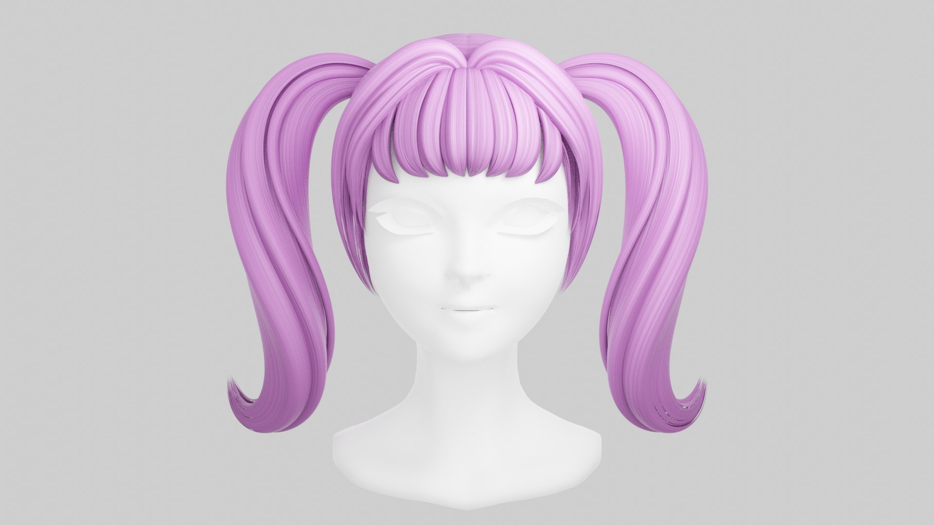 Straight Pigtails Poly Hair 3D model https://p.turbosquid.com/ts-thumb/C6/rj9PBF/yG/pinkpurple/png/1622348067/1920x1080/fit_q87/668bd30295fea9253316a3b355160bedaa25b52c/pinkpurple.jpg