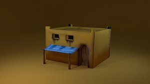 3d model arabian house