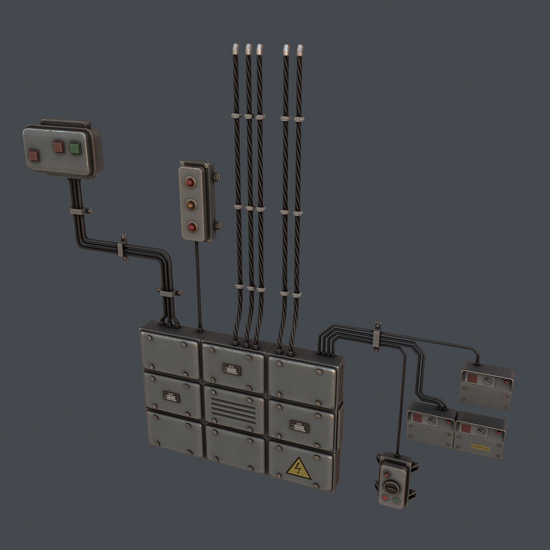 3d Electrical Box