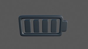 Battery Icon 1 3D
