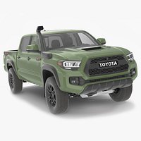 Toyota Tacoma TRD Pro Army Green 2021 Simple Interior