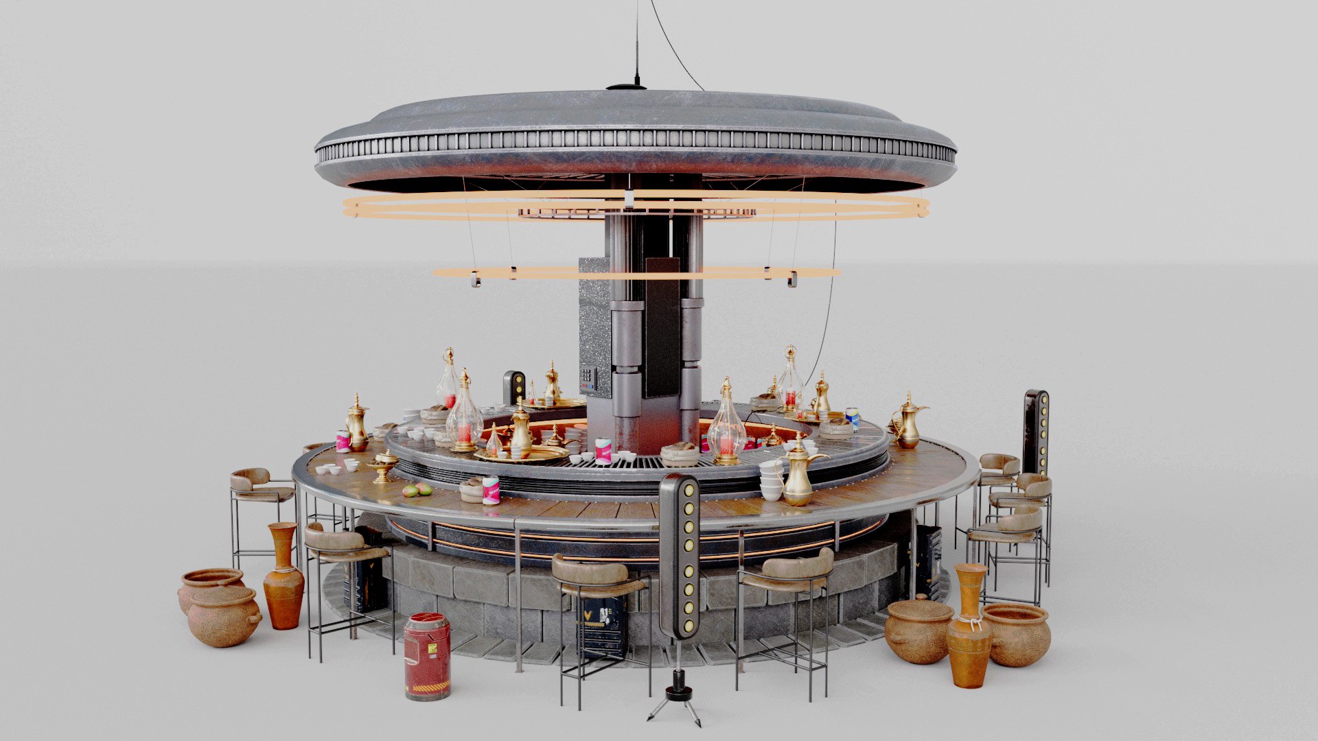 Ultimate Souk Semi Scfi Market 3D - TurboSquid 2222687