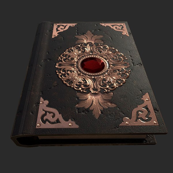 3D ruby book spells