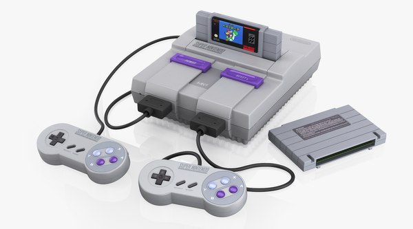 modelo 3d Super Nintendo SNES - TurboSquid 1271420