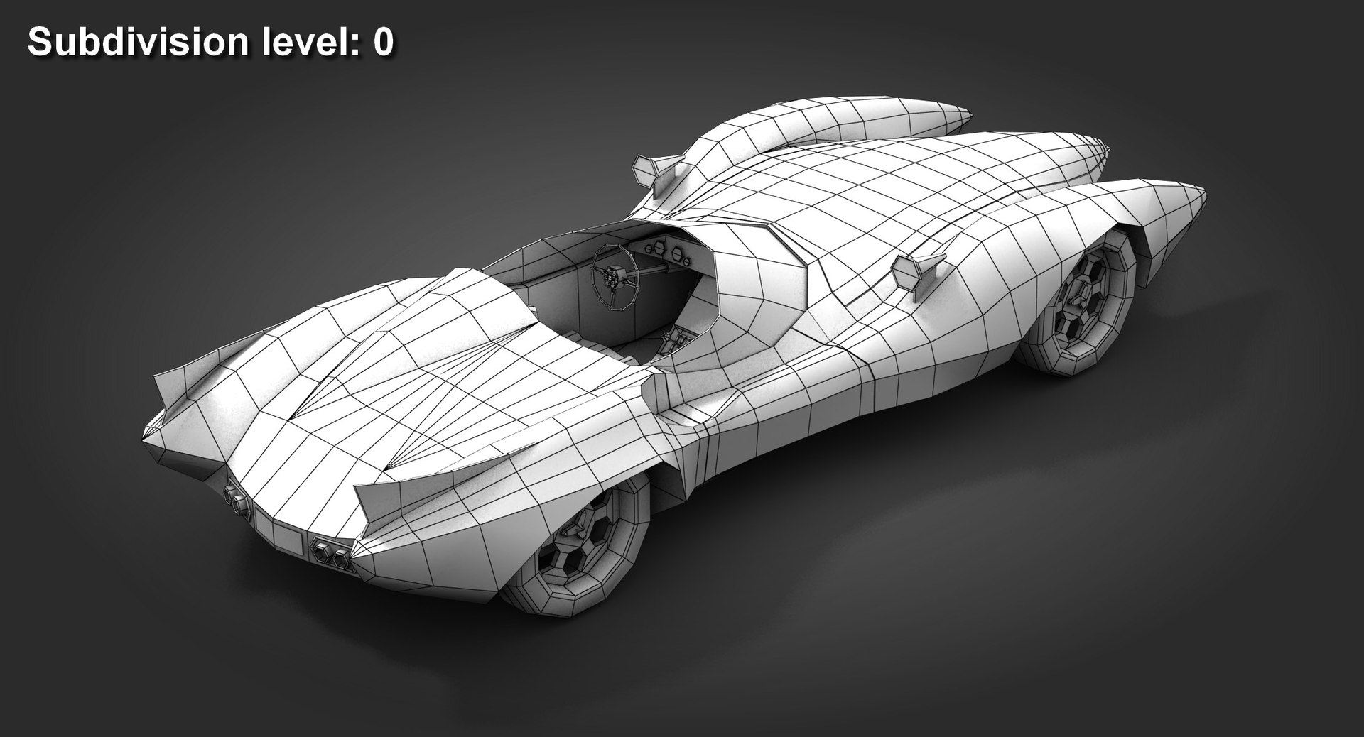 Speed Racer Mach 5 1997 Blueprint 