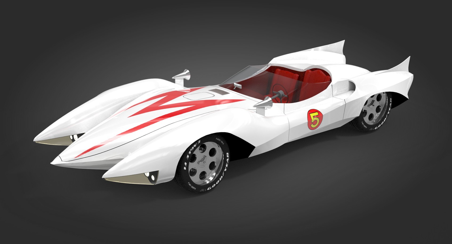 Speed Racer Mach 5 1997 Blueprint 