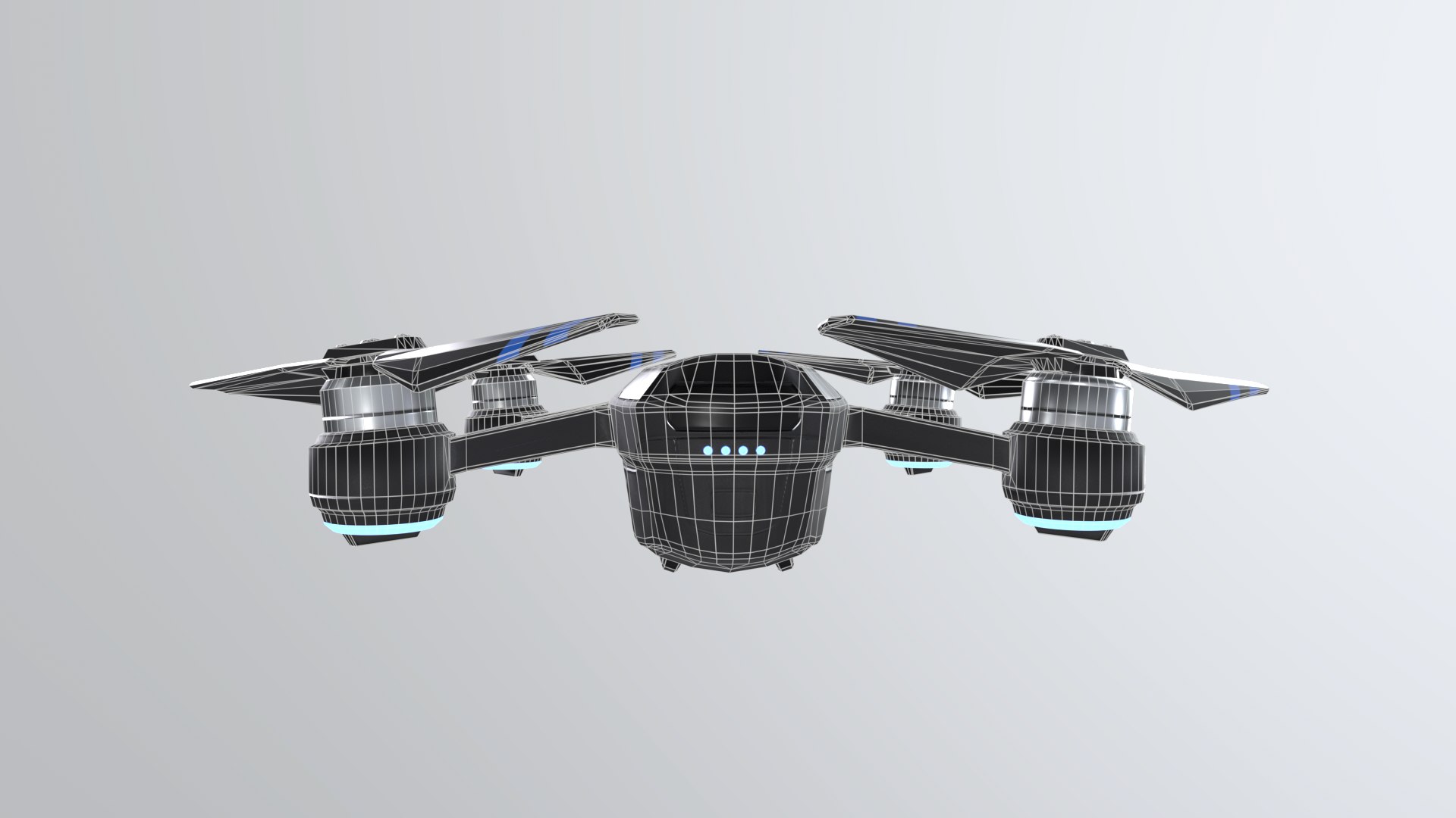 Futuristic Sci-Fi Drone 3D Model - TurboSquid 2278428