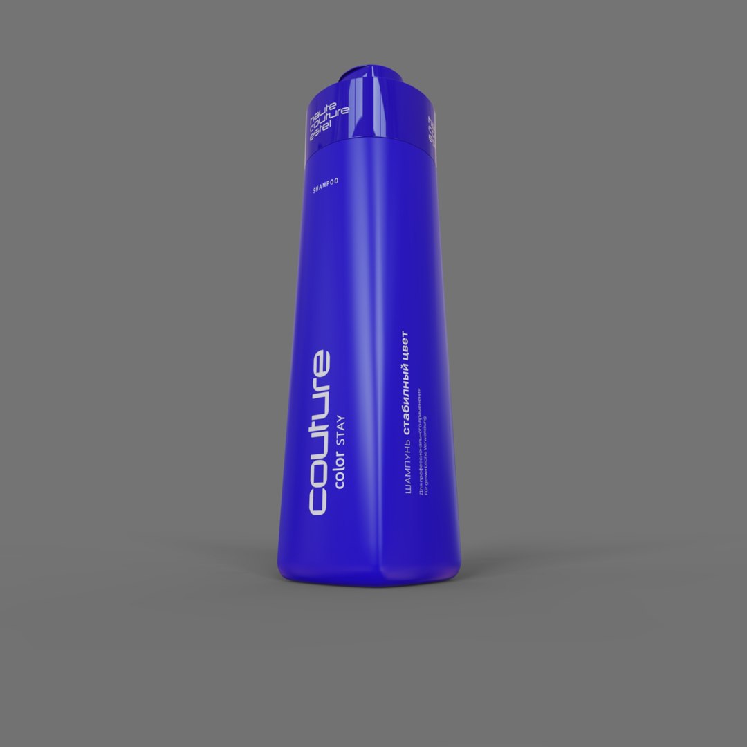 3D Shampoo Estel Haute Couture Color Stay 1000ml Model - TurboSquid 2176954