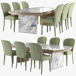 3D Felix Karen Table and Chair model