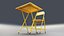 Folding Chair and Table