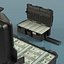 Travel Case Full of Money model