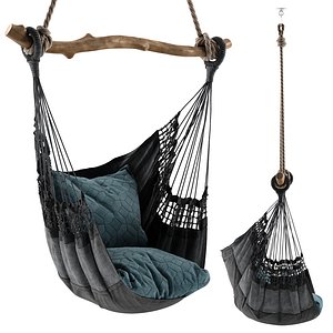 hanging hammock chair 3D model