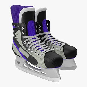 Hockey Skates Generic 3D Model