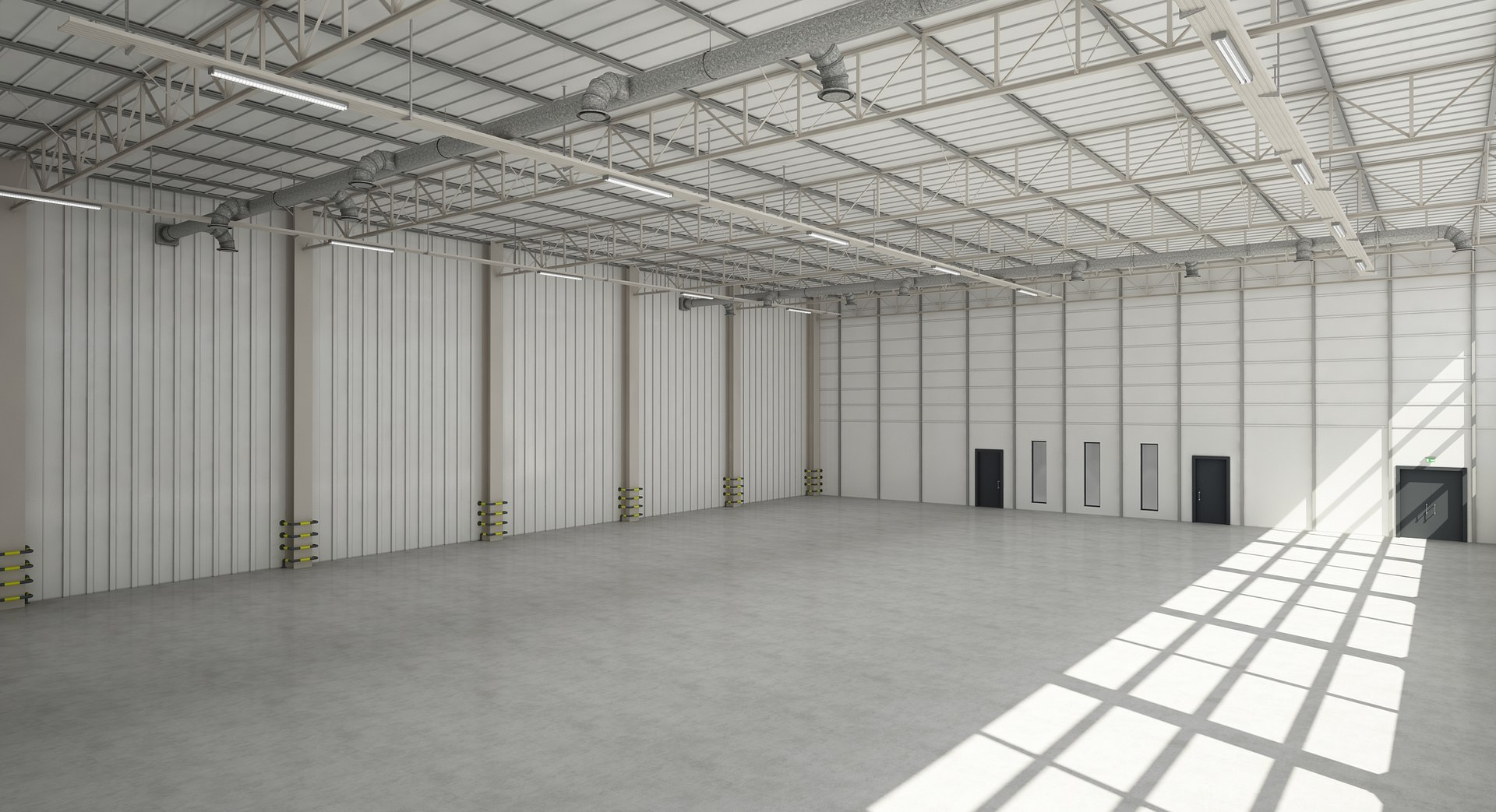 Warehouse Logistics Building 3D Model - TurboSquid 1395897