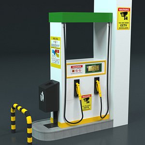 Petrol Fuel Pump 3D