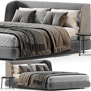 Bed MisuraEmme Virgin 3D model