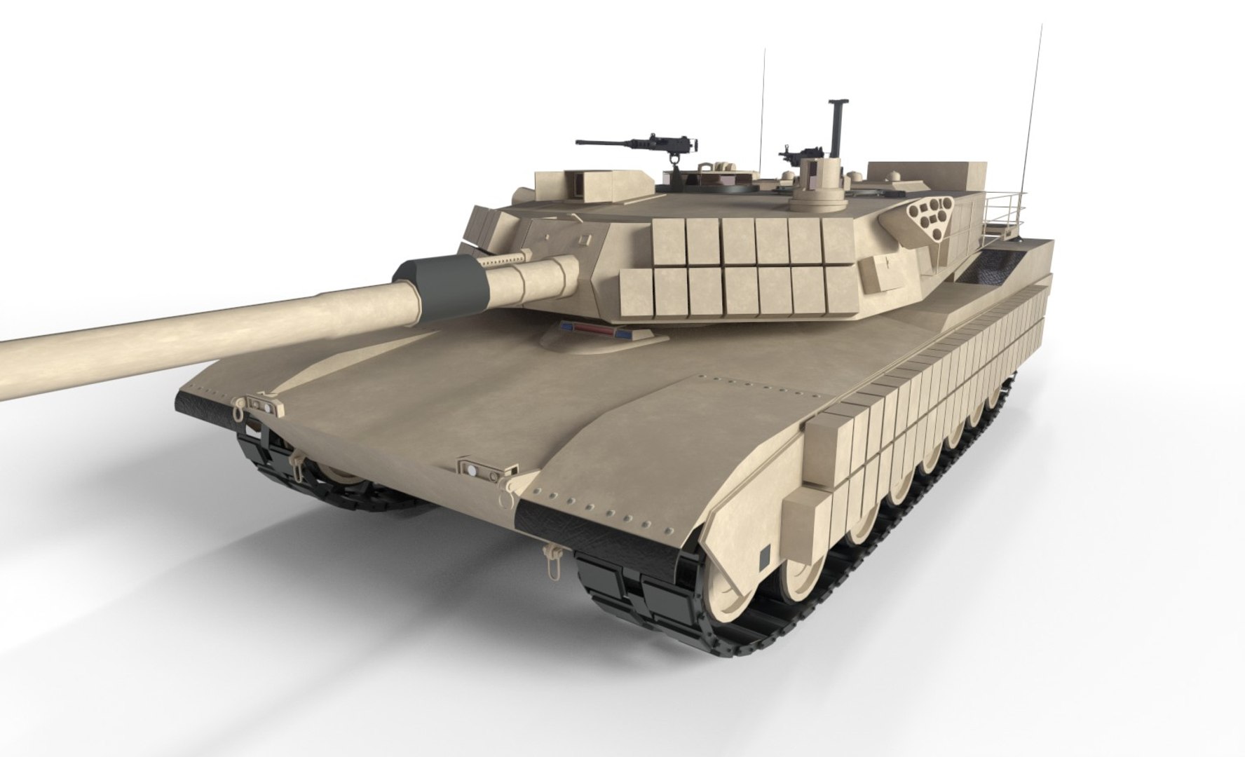 3D Abrams Tank Model - TurboSquid 1302340