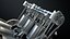 V6 Engine Working Animated