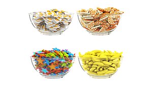 3D Sweets in a bowl model