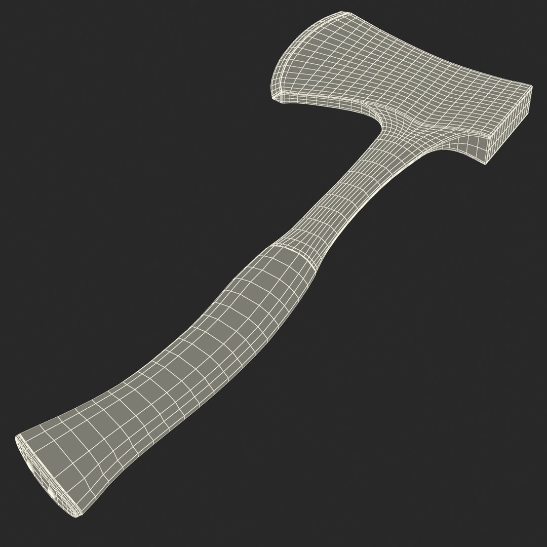camping hatchet 3d model