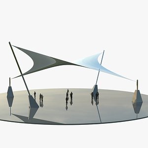 Futuristic Tensile Pavilion 8