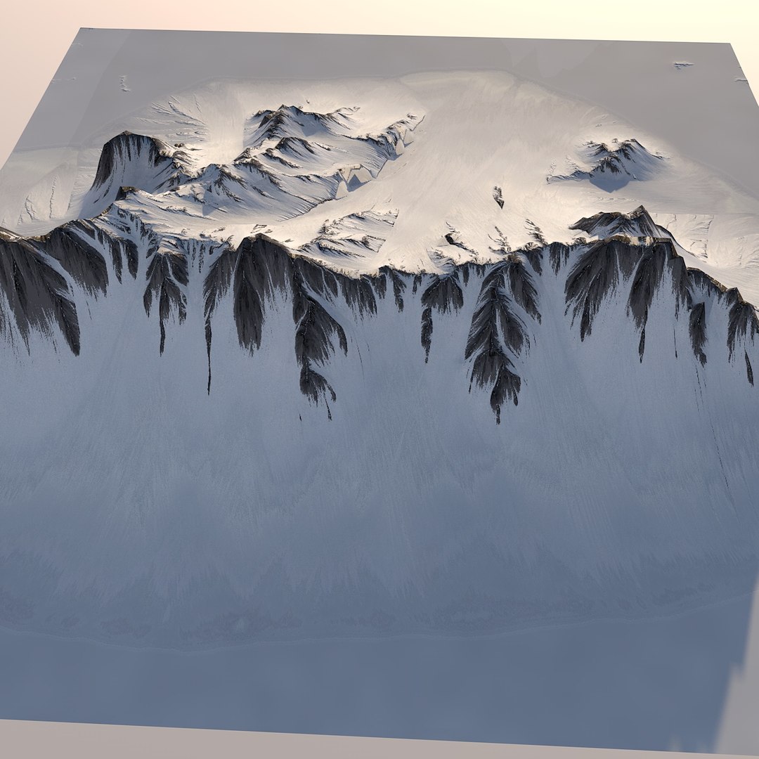 3D Snow Mountain | 1143510 | TurboSquid