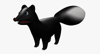 Cartoon skunk