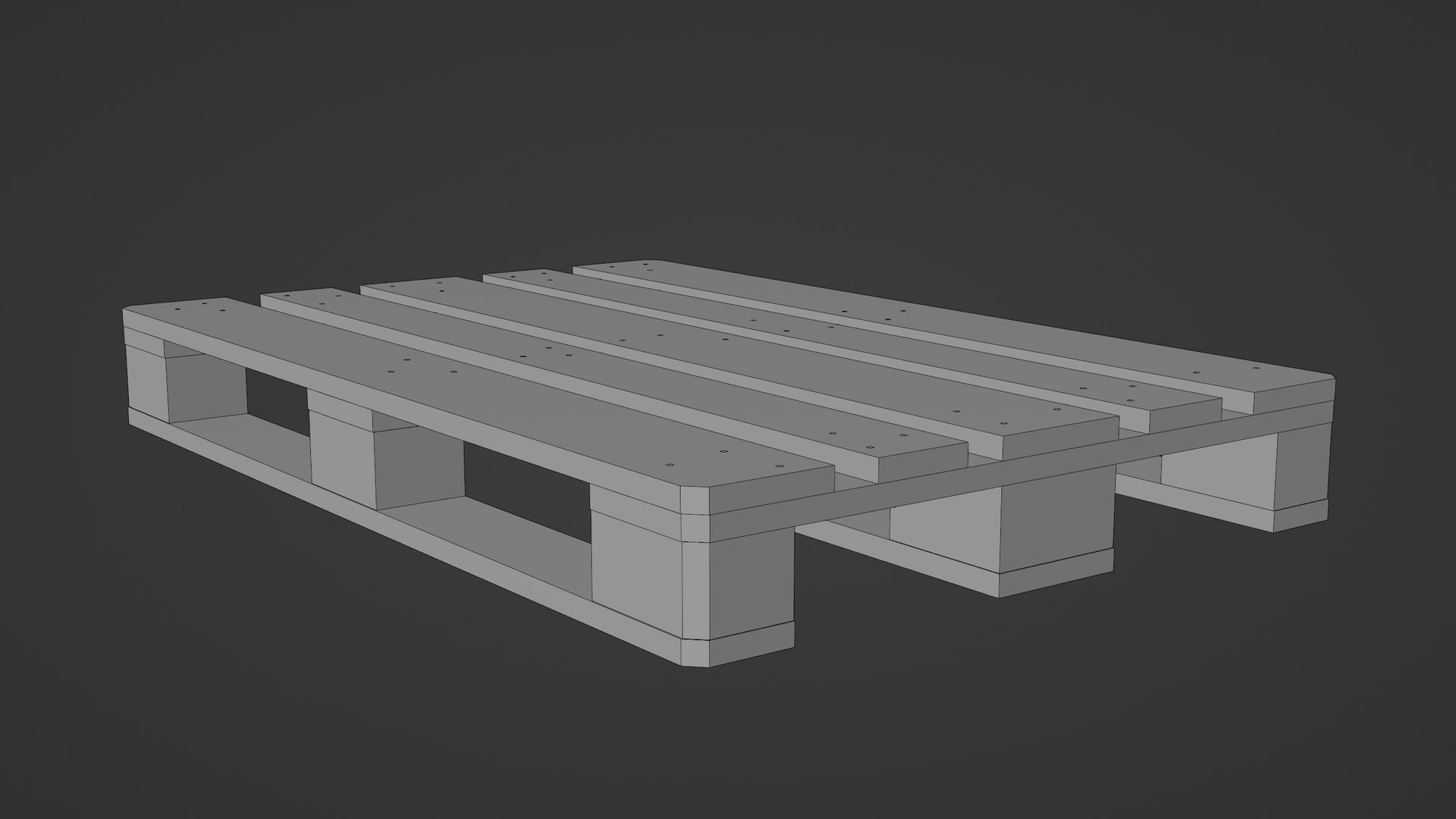 EUR-UIC Pallet 3D Model - TurboSquid 2140204