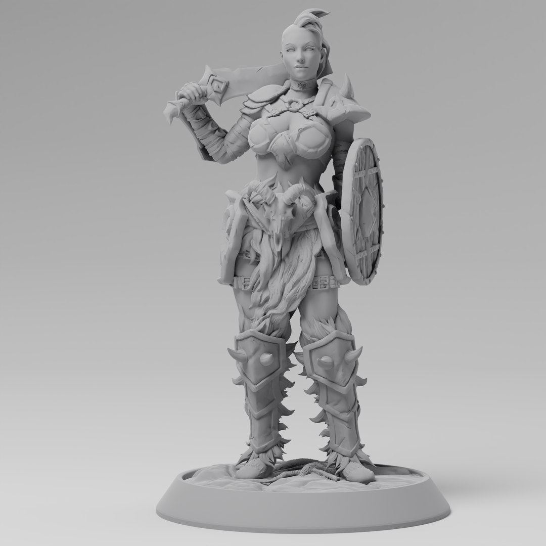 Barbarian 3D - TurboSquid 1874200