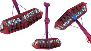 3D Attraction Cabin model