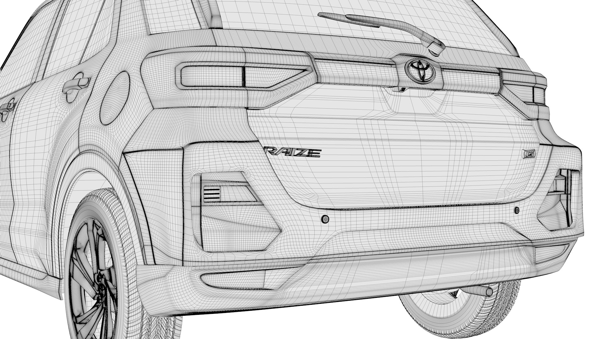 Toyota Raize 2024 Car 3D Model - TurboSquid 2282170