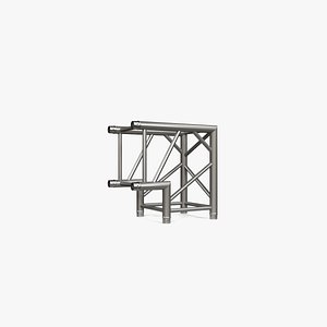 Square Truss Straight A 40D K1 3D model