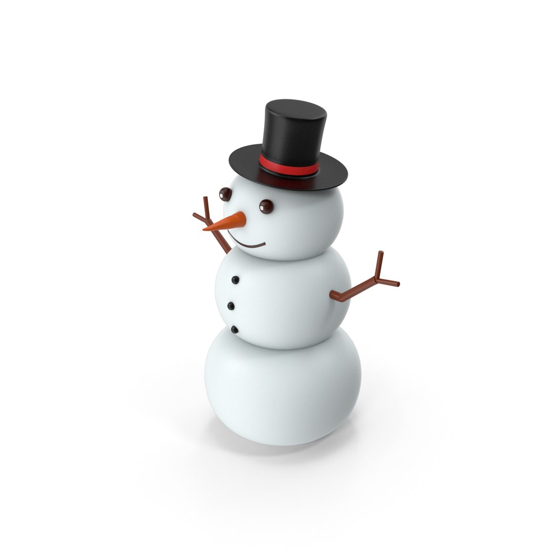 3D model Christmas Collection https://p.turbosquid.com/ts-thumb/C8/610s2n/NY/cartoonsnowman.g03.2k/jpg/1732474849/1920x1080/fit_q87/cff5633fddfbbdd14eca1e74d6a9054a07af9073/cartoonsnowman.g03.2k.jpg
