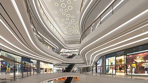 Shopping Mall 02 3D model