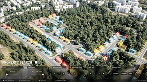 Interactive Real Estate Masterplan Unreal Engine ArchViz Texture